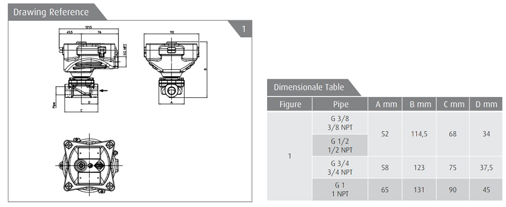 Cataloge van điện từ ODE 21IH3KIV150 