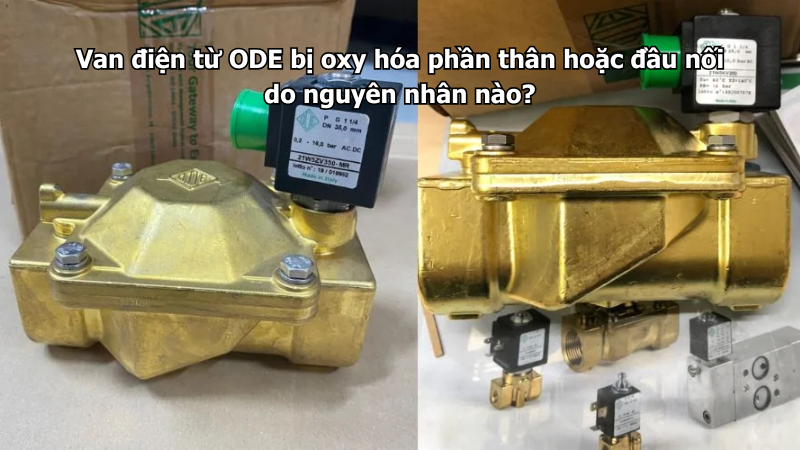 Van điện từ ODE bị oxy hóa phần thân hoặc đầu nối do nguyên nhân nào?