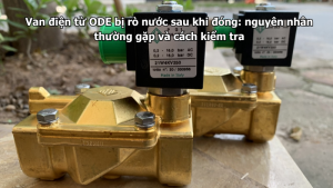 Van điện từ ODE bị rò nước sau khi đóng: nguyên nhân thường gặp và cách kiểm tra